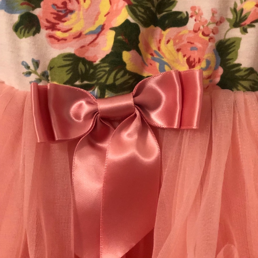 Spring floral tutu dress